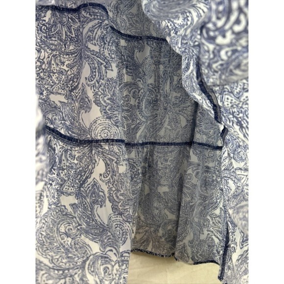 Jones New York Blue White Paisley Skirt Women's Size Large NWT - Picture 8 of 16